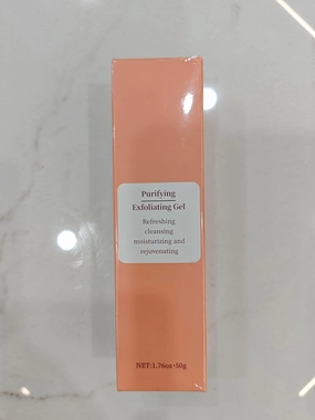 Purifying Exfoliating Gel, Purifying Exfoliating Gel, Facial Exfoliator Cleanser, Facial Scrub for Body & Face, Deep Cleansing Moisturizer (2pcs)