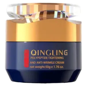 Qingling Face Cream, Qingling Crema Para Arrugas, Qingling Wrinkle Removal Cream, Polypeptide Tightening and Anti-Wrinkle Cream, Firming Anti-aging Eye Cream for Women Men (1)