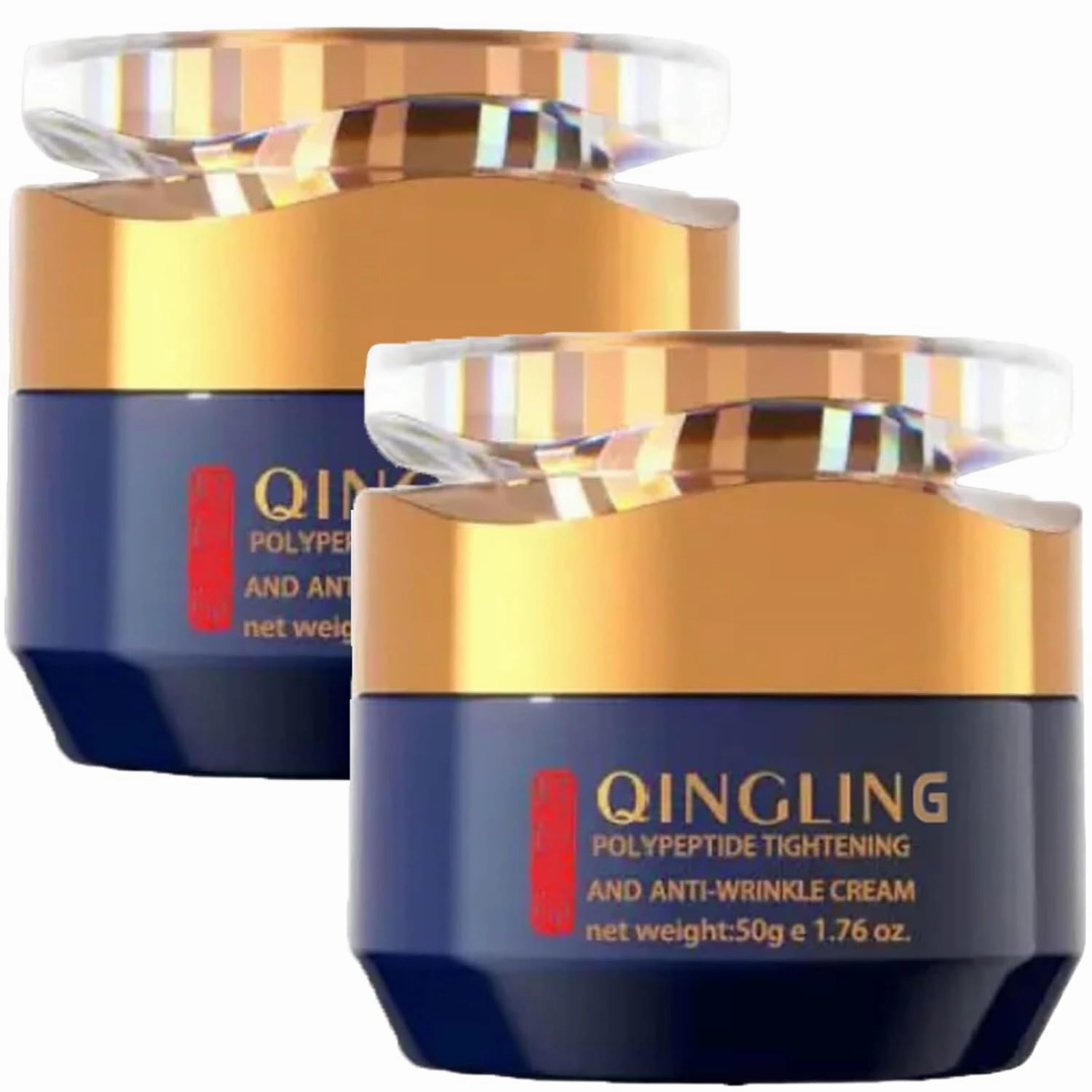 Qingling Crema Para Arrugas, Qingling Face Cream, Qingling Wrinkle Removal Cream, Polypeptide Tightening and Anti-Wrinkle Cream, Firming Anti-aging Eye Cream for Women Men (2)