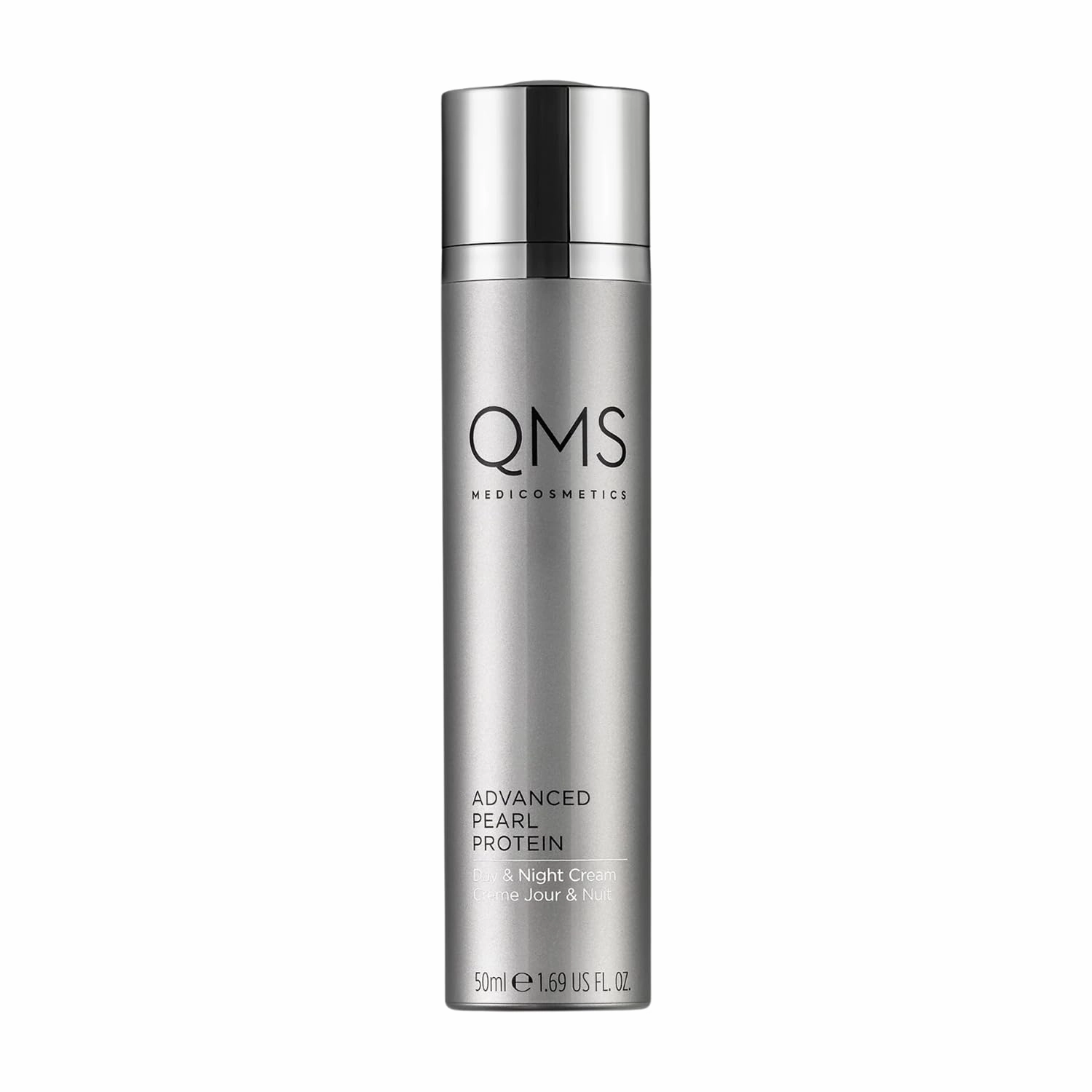 QMS Medicosmetics Advanced Pearl Protein Day   Night Cream – Luxurious, Intensive, Re-Firming Moisturizer with Silk Proteins and Pearl Extracts – Suitable for All Skin Types – 1.69 oz