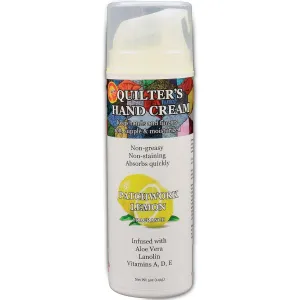 Quilter's Hand Cream, Patchwork Lemon 5 Oz for Quilters by the makers of Original Udder Balm
