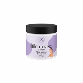 Radiance Body Cream – Skin Brightening Moisturizer with Vitamins – For Glowing, Smooth & Even-Toned Skin – 100gm