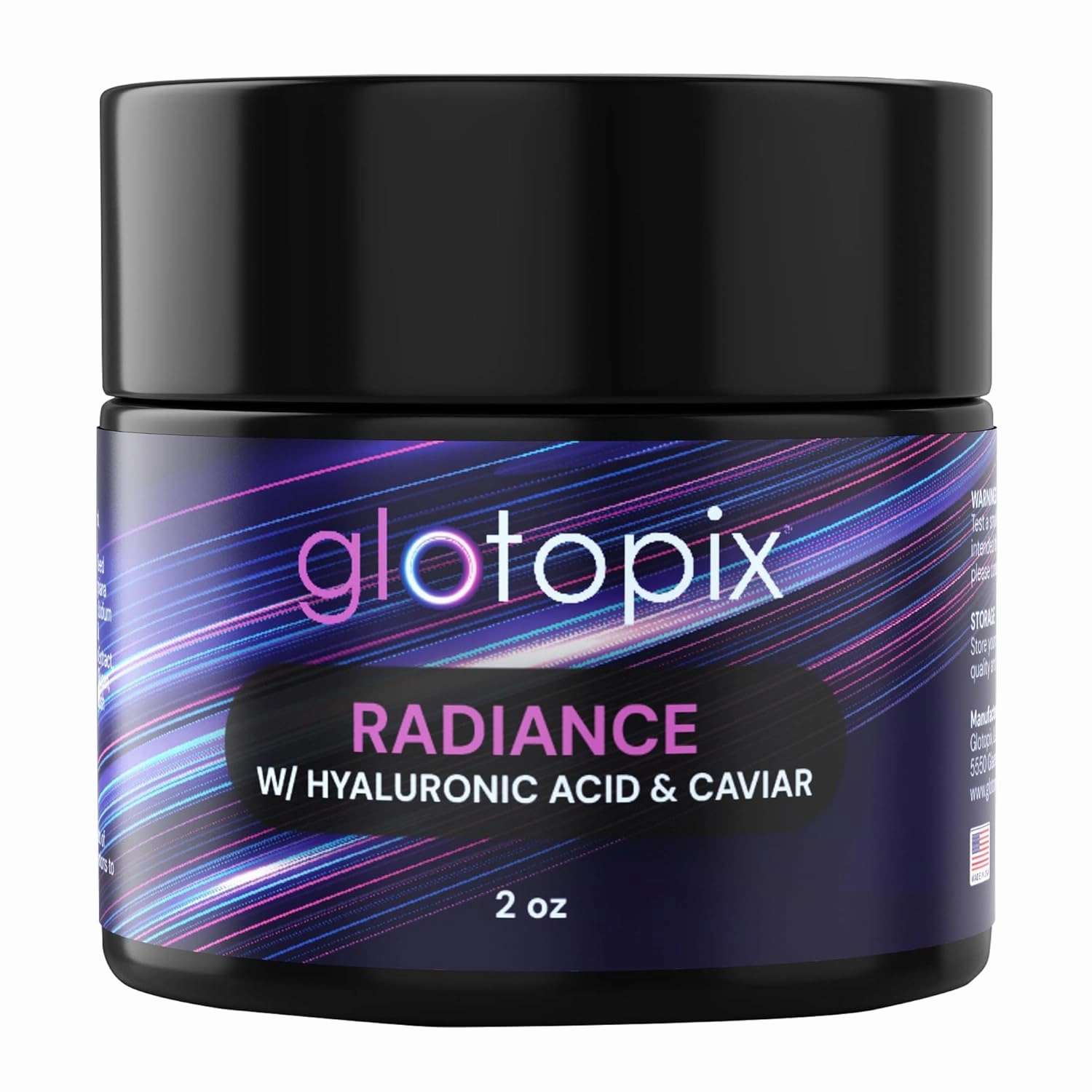 Radiance Facial Cream - Moisturizer Face and Body Boosts Collagen, Suitable for All Skin Types - Skin Feels Softer and Smoother, Long-Lasting Hydration, Easy & Fast-Absorbing Face Cream - 2Oz