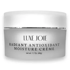 Radiant Antioxidant Moisture Creme 1.7 oz Squalane Face Cream for Women Aging Skin For Dry, Sensitive, Facial Moisturizer Wrinkles Dark Spots Sun Damage
