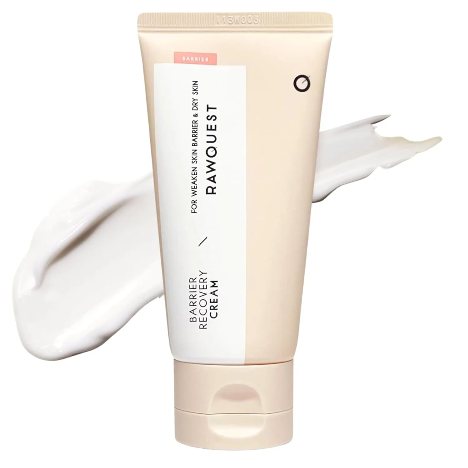 RAWQUEST- Barrier Recovery Cream | 100 Hours of Deep Hydration, Skin Barrier Repair & Soothing | Korean Moisturizer for Dry Skin & Sensitive Skin | Hypoallergenic Korean Skincare (2.7 Fl Oz, 80ml)