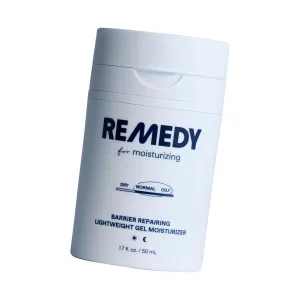 Remedy for Light Moisture - Barrier Repairing Hydrating Lightweight Gel Moisturizer Water Cream for Normal to Oily Skin - By Dermatologist Dr. Shah, 1.7 fl. Oz