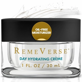 RemeVerse Day Hydrating Crème - Skin-Renewing Face Moisturizer for Women & Men, Hydrating Formula with Hyaluronic Acid, Peptides, Collagen & Glycerin for All Skin Types - Nourishing Facial Cream