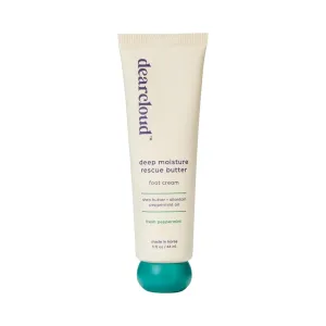 Rescue Butter Foot Cream - Ultra Hydrating for Dry, Cracked Heels (Fresh Peppermint)