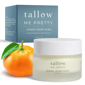 Restore Cloud Cream, Indulgently Soothing Skin Barrier Repair Moisturizer for Women, Formulated with Rich Tallow & Restorative Botanicals for a Radiant Complexion, Non-Toxic, 1.7 Oz.