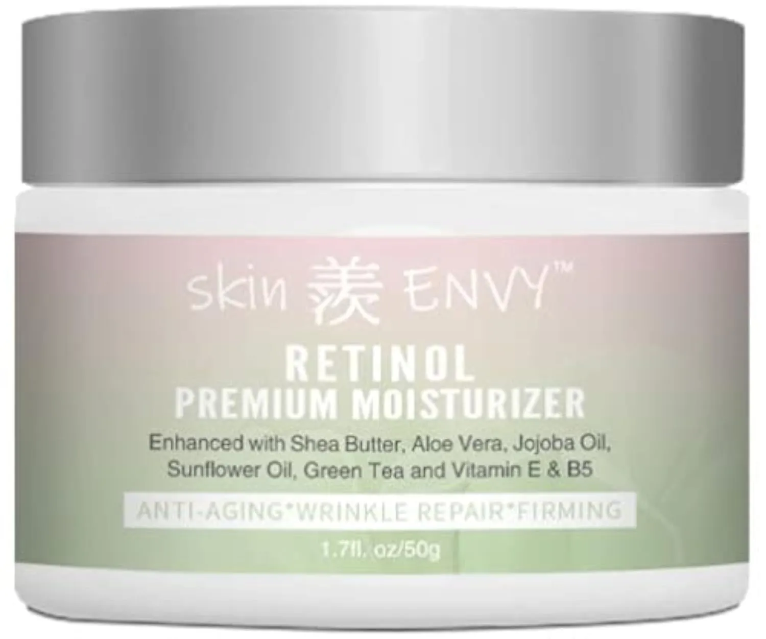 Retinol Anti-Aging Cream – With Hyaluronic Acid, Shea Butter, Vitamin E & Green Tea | Hydrating, Nourishing & Wrinkle-Reducing | 20% of Profits Donated to USA Children’s Charities | 1.7oz