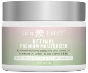 Retinol Anti-Aging Cream – With Hyaluronic Acid, Shea Butter, Vitamin E & Green Tea | Hydrating, Nourishing & Wrinkle-Reducing | 20% of Profits Donated to USA Children’s Charities | 1.7oz