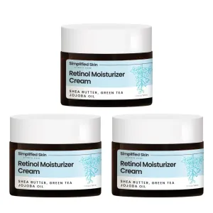 Retinol Cream for Face - 2.5% Retinol with Vitamin E & Hyaluronic Acid for Anti-Aging & Wrinkles - Night Cream for Face - Hydrating Facial Moisturizer - 1.7 Oz