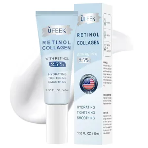Retinol Moisturizer Face Cream with Hyaluronic Acid – Anti Aging & Hydrating Cream for Face, Neck, Chest & Body – Lightweight Instant Face Lift Cream, Gentle Formula for Men & Women, 1.35 FL OZ