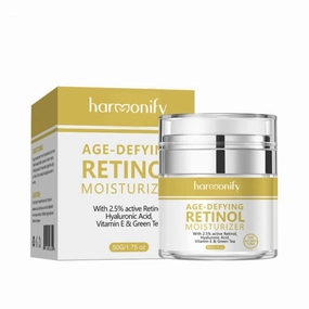 Retinol Cream for Face with Hyaluronic Acid, Collagen, Green Tea, Day-Night Face Moisturizer for Women and Men, Reduce Wrinkles, Fine Lines and Dryness. 1.75 Oz