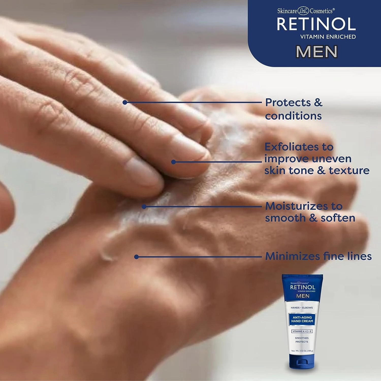 Retinol Men's Anti-Aging Hand Cream