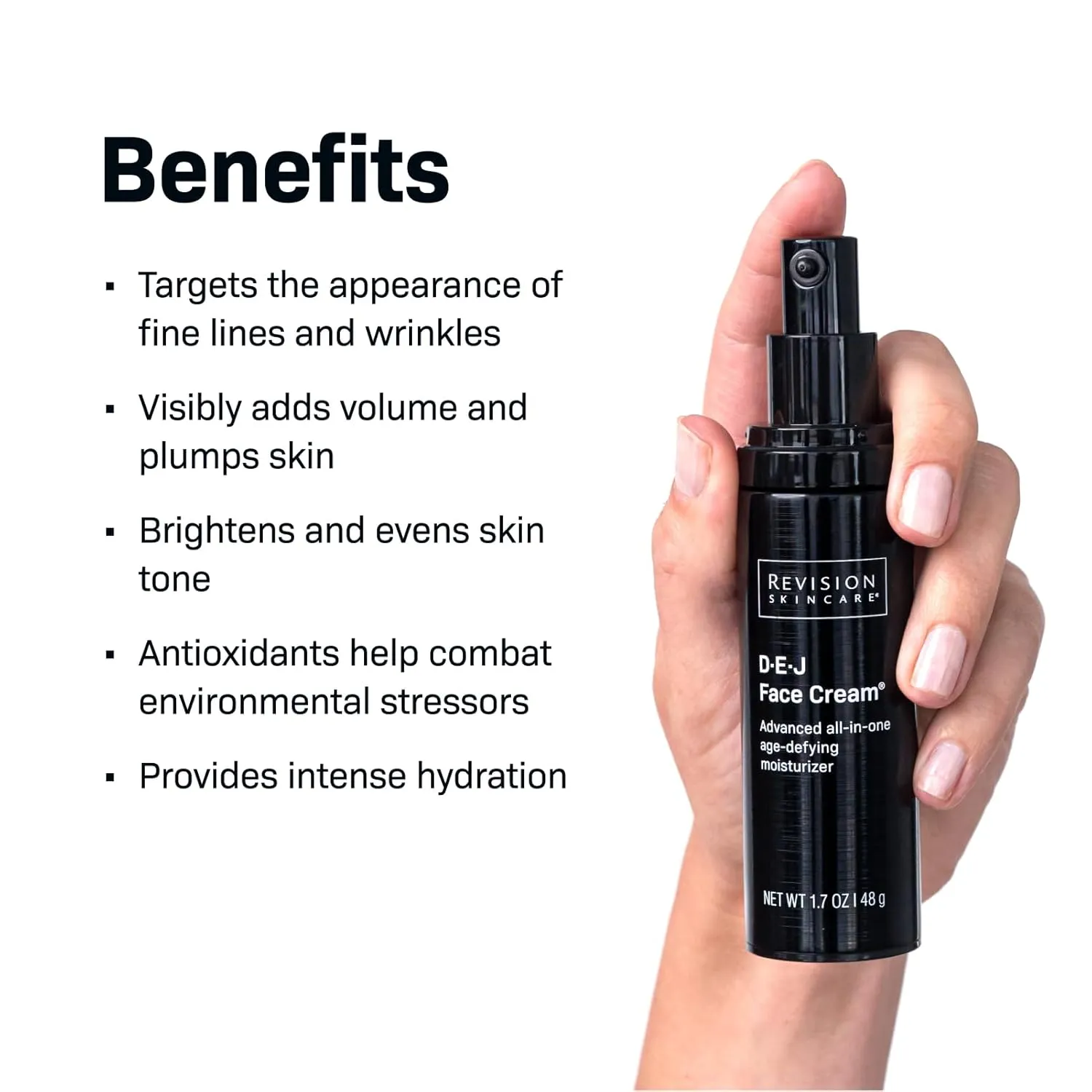 Revision Skincare D·E·J Face Cream®, Advanced Anti Aging Moisturizer, Lifting and Firming, Antioxidant Rich