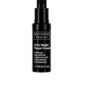 REVSIEN.SKINCARE D·E·J Night Face Cream, Anti Aging Moisturizer with Retinol and Bakuchiol, Antioxidant Rich (Size, 0.5 OZ)
