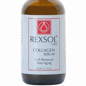 REXSOL Collagen Serum | With Vit C&E | Effective Anti Aging Serum For Face Care & Age Spot Remover | Anti Wrinkle Serum & Anti Aging Face Serum With Hyperpigmentation Treatment | Rapid Wrinkle Repair