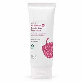 RI Oat & 1% Ceramide Barrier Love Face Cream | Repairs, Strengthens & Maintains Skin Barrier | Moisturizer with Vitamin E & Allantoin | For Normal, Dry Skin | Women & Men | 50 g