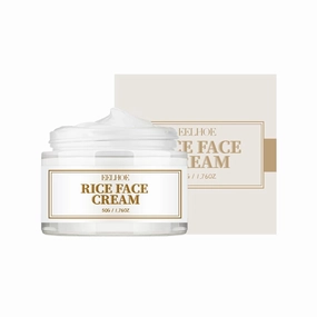 Rice Cream Face Moisturizer - Anti-Aging, Firming & Wrinkle Reduction Cream with Rice Bran Oil, Brightening Formula to Even Skin Tone, Oil-Control & Barrier Repair Moisturizer,1.76oz