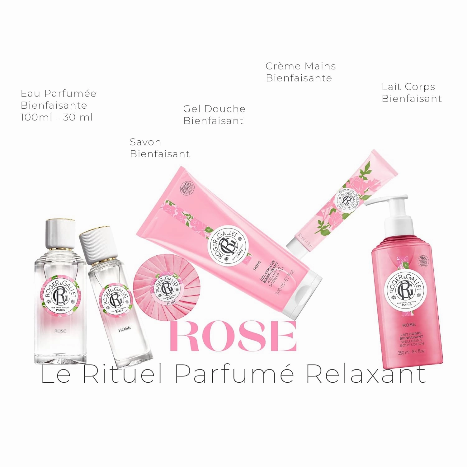 ROGER & GALLET | Body Lotion for Women | Rose 8.4 oz Bottle