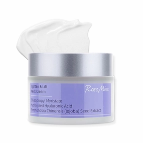 RoscMinc Neck Firming Cream, 3-in-1 Neck Cream with AH-8 Hyaluronic Acid and Jojoba Oil, Anti-Aging Moisturizer for Saggy Skin, Double Chin, Neck Lift, 2 oz