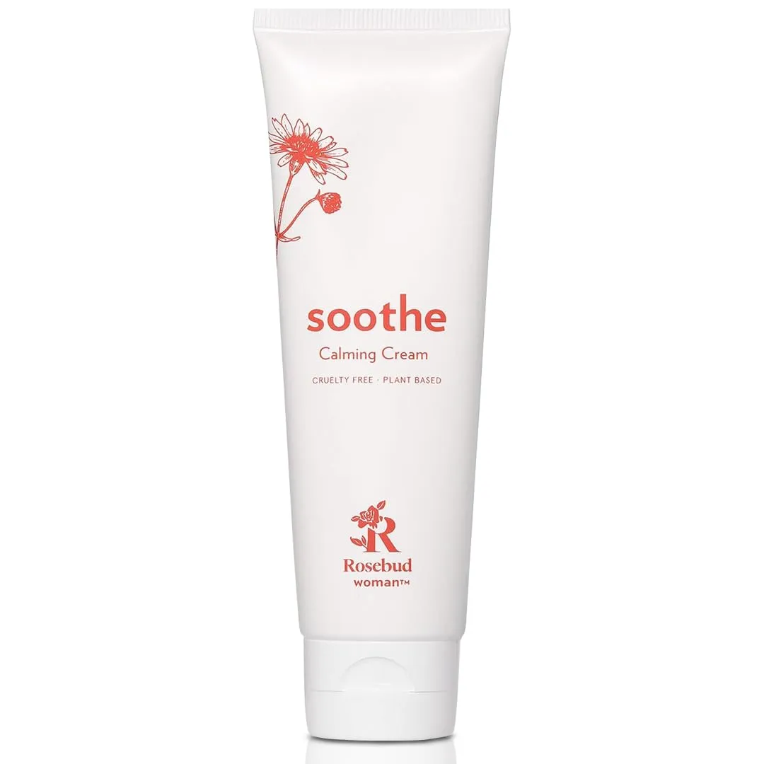 Rosebud Woman Soothe Calming Cream with Arnica & Chamomile - Soothes Itchy Skin - Dermatologist Reviewed Intimate Care for Sensitive Areas (2.7oz)
