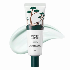 ROUND LAB Pine Calming Cica Cream 1.69 Fl Oz, Low-Acidic Soothing Moisturizer with Pine Cica, BHA   LHA, and Hyaluronic Acid for Skin Barrier Support, Sebum Control, and Hydration, Korean Skincare