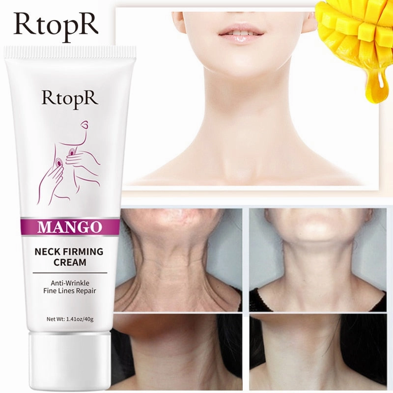 RtopR Neck Firming Wrinkle Remover Cream Rejuvenation Firming Skin Whitening Moisturizing Shape Beauty Neck Skin Care Products