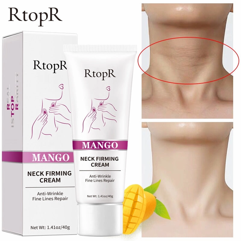 RtopR Neck Firming Wrinkle Remover Cream Rejuvenation Firming Skin Whitening Moisturizing Shape Beauty Neck Skin Care Products