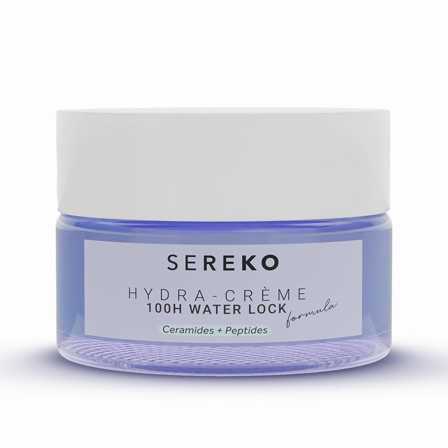 S-EREKO Hy,dra Creme Ceramide Moisturizer, Skin Barrier Repair Cream, Long Lasting Hydration Up To100 Hours, Locks Moisture With Peptide, Lightweight Gel Formula, All Skin Types, For Men & Women, 50ml