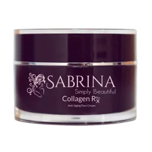 Sabrina Beauty Collagen Rx Plus Anti Aging Face Cream – Day/Night Moisturizer With Hyaluronic Acid Vitamin C Marine Collagen – Lift Tighten Improve Skin Texture 1.7oz