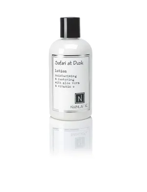 Safari at Dusk Body Lotion - Moisturizer for Body, Hands and Feet - Aloe Vera & Water Based - Shea Butter & Olive Oil - Naturally Scented - 8 oz