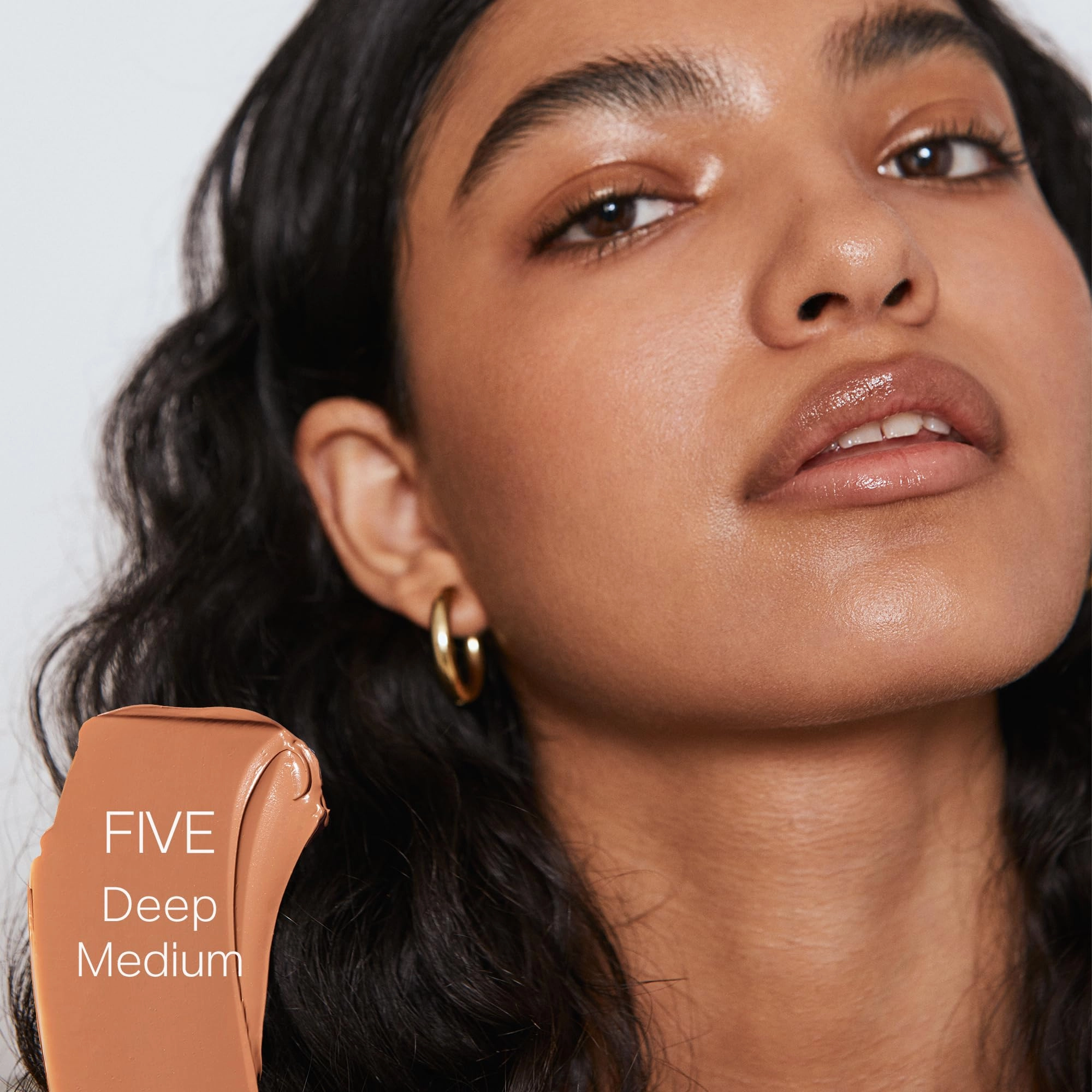 Saie Slip Tint SPF 35 Tinted Moisturizer - Light Coverage Moisturizer   Broad Spectrum Zinc Oxide Sunscreen with Hydrating Hyaluronic Acid - Shade Five (1.35 oz)