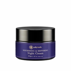 Sandalwood & Saffron Nourishing and Restoring Night Cream | Anti Aging Cream Reduces Fine Lines & Wrinkles | Oil Free & Non Sticky Moisturizer | For Glowing Youthful All Skin Type (30 gm)