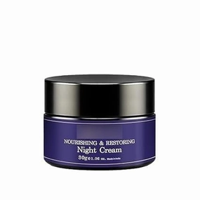 Sandalwood & Saffron Nourishing and Restoring Night Cream | Anti Aging Cream Reduces Fine Lines & Wrinkles | Oil Free & Non Sticky Moisturizer | For Glowing Youthful All Skin Type (30 gm)