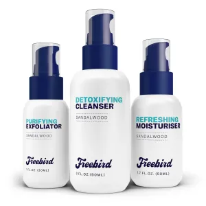 Scalp Care Kit - 3-in-1 Premium Bald Head Care, Soothe Shaving, Nourishing Detox Cleanser, Purifying Exfoliator, Refreshing Moisturizer, Enhanced Hydration, Ideal for Daily Scalp Maintenance