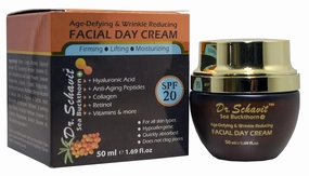 Sea Buckthorn  Age-Defying & Wrinkle Reducing Day Cream - Collagen Retinol Anti Wrinkle Face Cream SPF 20 - Wrinkle Repair Day Cream Moisturizer Protects and Hydrates Skin 1.7 oz