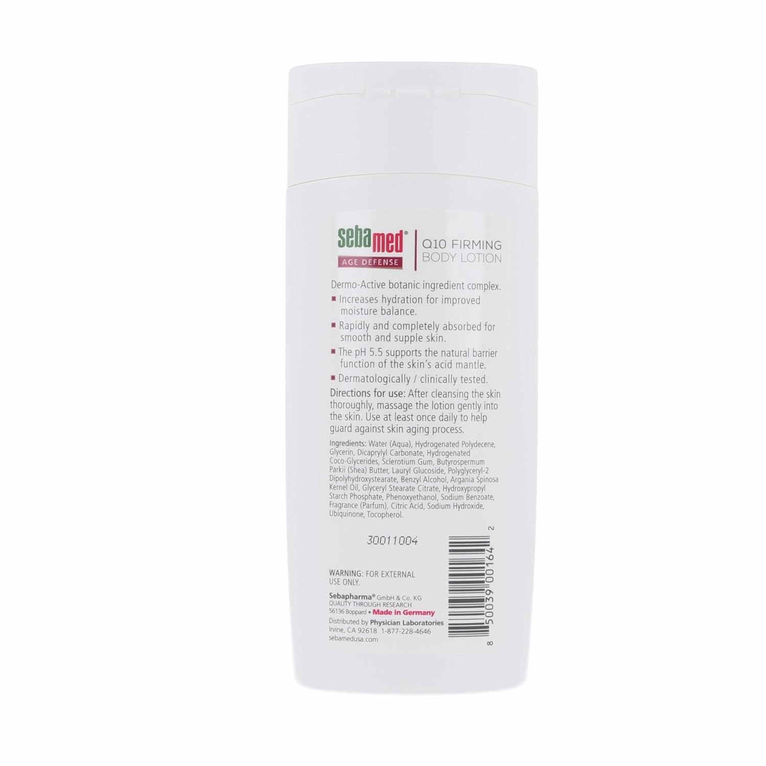 Sebamed Age Defense Q10 Firming Body Lotion with Shea Butter Argan Oil and Barley Extract Anti-Aging Moisturizer 6.8 Fluid Ounces (200 Milliliters)