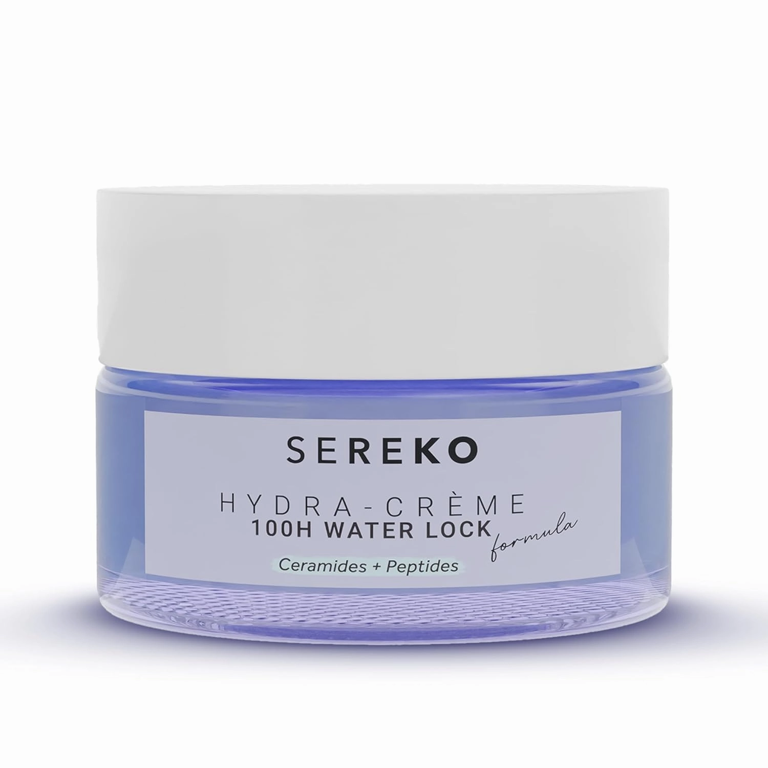 SERE KO Hydra Creme Ceramide Moisturizer, Skin Barrier Repair Cream, Long Lasting Hydration Up To 100 Hours, Locks Moisture, With Peptide All Skin Types, For Men & Women, 50ml (1.69 floz)