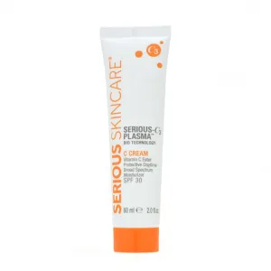 Serious Skincare - Vitamin C Face Cream for Women and Men - Hydrates Dry Skin - Anti-Aging Wrinkle Moisturizer for Radiant Skin - Vitamin C3 Esters - Hydrolyzed Collagen - Daytime SPF 30-2 Fl. Oz.