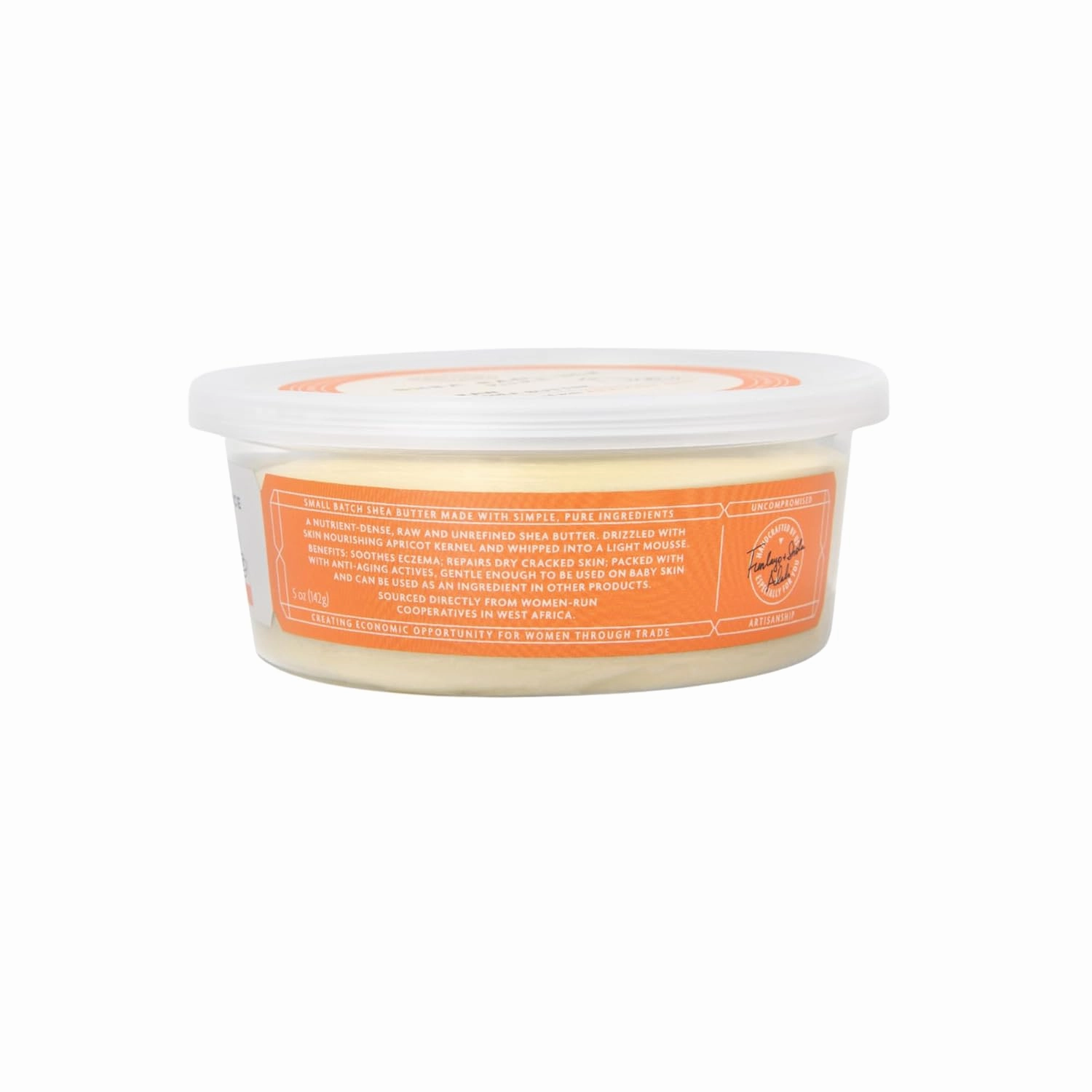 Shea Radiance P.U.R.E Raw Shea Butter | 100% Natural & Unrefined Body Butter | Soothes, Softens, & Increases Collagen | Long Lasting Moisture | Moisturizer for Sensitive Skin | Apricot Oil (5oz)