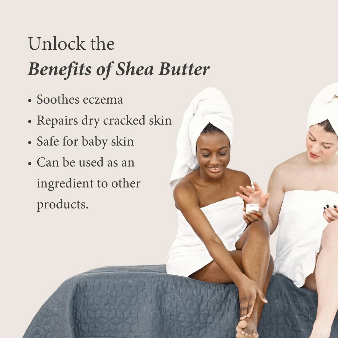 Shea Radiance P.U.R.E Raw Shea Butter | 100% Natural & Unrefined Body Butter | Soothes, Softens, & Increases Collagen | Long Lasting Moisture | Moisturizer for Sensitive Skin | Unscented (7.5 oz)