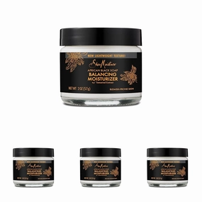 SheaMoisture Balancing Moisturizer for Dry Skin African Black Soap with Shea Butter 2 oz (Pack of 4)