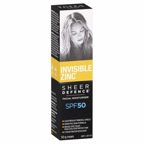Sheer Defence Moisturizer SPF 50 - Daily Moisturizer With Sun Protection To Prevent Appearance Of Premature Aging Caused By Harmful UV Rays - 50g