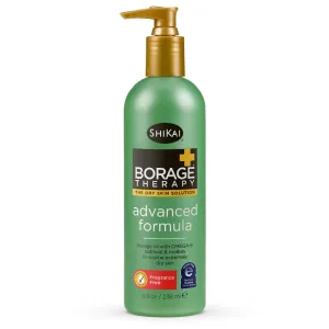 ShiKai Borage Therapy Body Moisturizer Advanced Formula (8 oz) | Fragrance Free | Hydrating Lotion for Dry Hands & Body | With Oatmeal & Shea