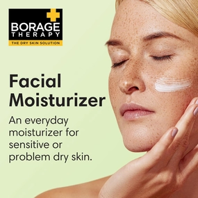ShiKai Borage Therapy Facial Moisturizer | Unscented Cream for Face & Neck | Daily Skin Lotion for Dry or Sensitive Skin | Non-Greasy, Gentle Formula