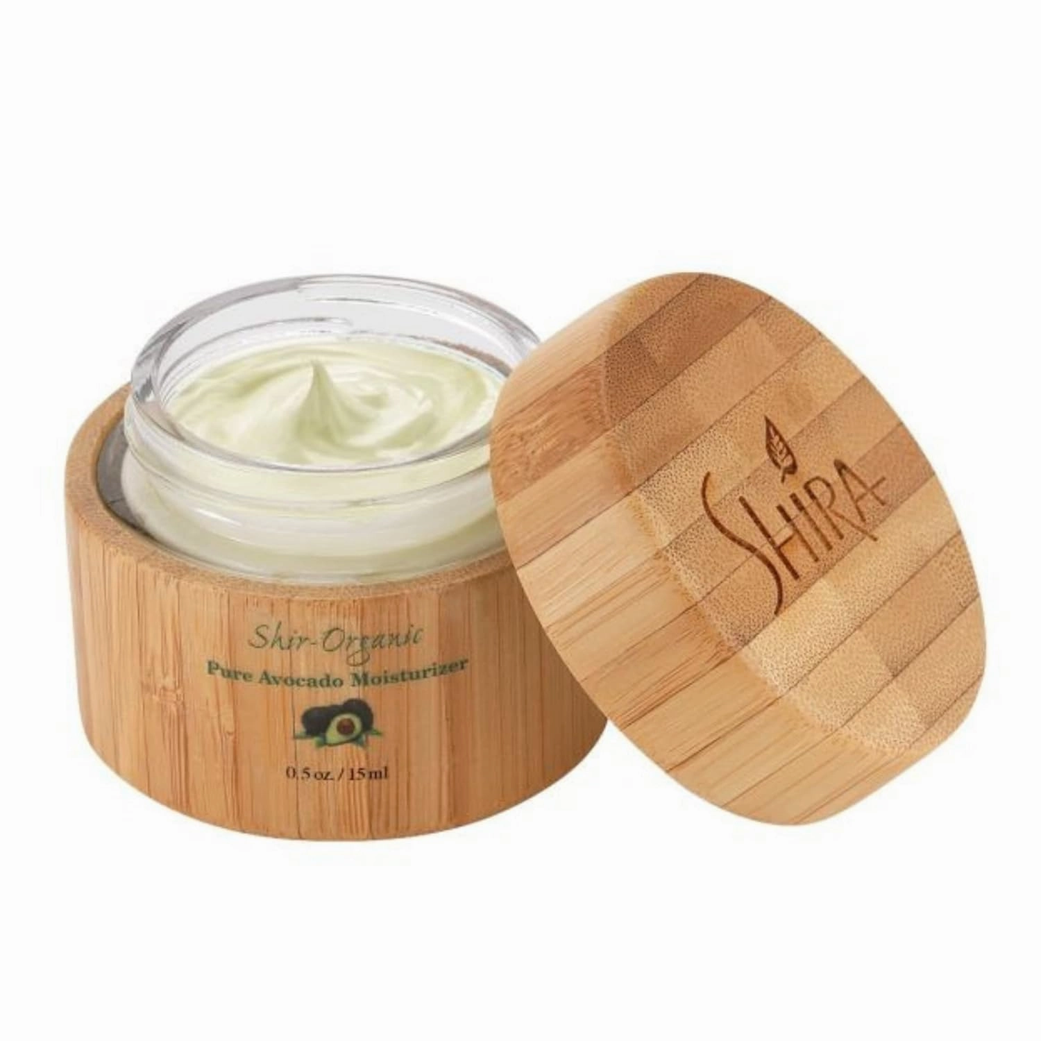 Shir Organic Avocado Moisturizer for dry Mature Skin, 24-Hour Hydrating Face Cream Infused with Vitamins A, B, D, and E for Nourished Skin, Face Moisturizer Cream (15ml)