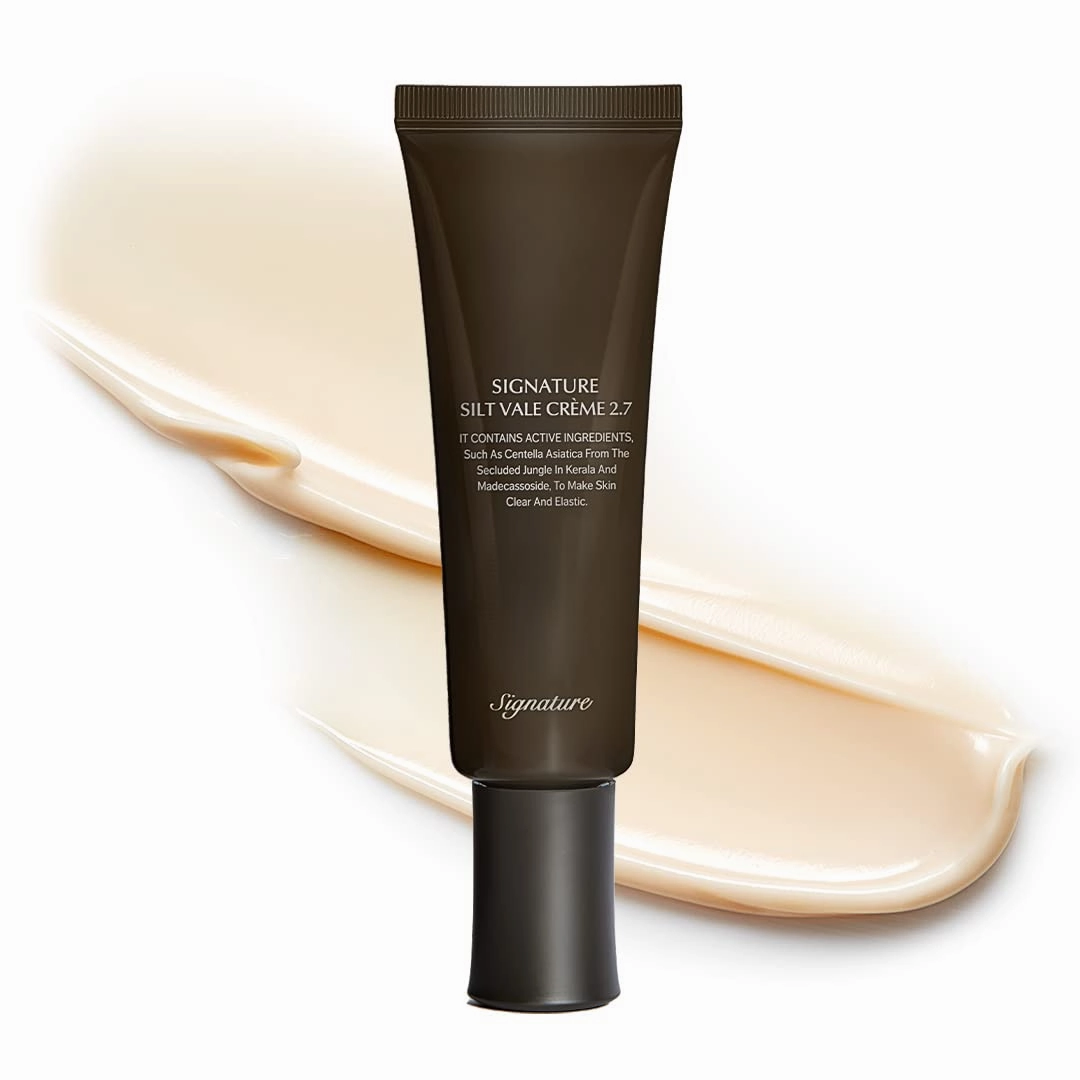 SIGNAUTRE SILT VALE Cream 2.7,50ml, 1.69 oz SKIN RECOVERY CREAM, REPAIR CREAM, SKIN SOOTHING CREAM, KOREAN SKIN CARE, SKIN GLOW, KOREAN FACIAL MOISTURIZER, ANTI AGING LUXURY SKINCARE, FINE LINES IMPRO