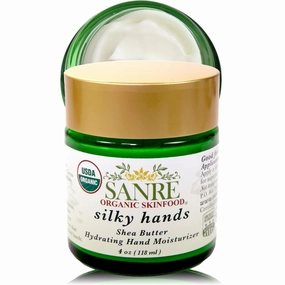 Silky Hands - 100% USDA Organic Shea Butter Hydrating Hand Moisturizer For All Skin Types